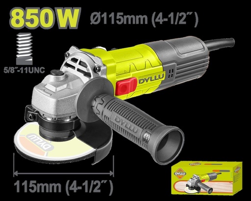 PULIDORA 4-1/2" INDUSTRIAL 850W 120V DYLLU (UDTAG15854)