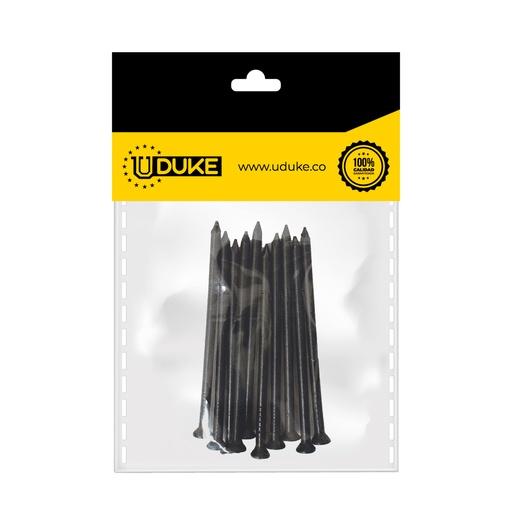 CLAVO ACERO LISO 2 1/2" PQT X 10 UDUKE