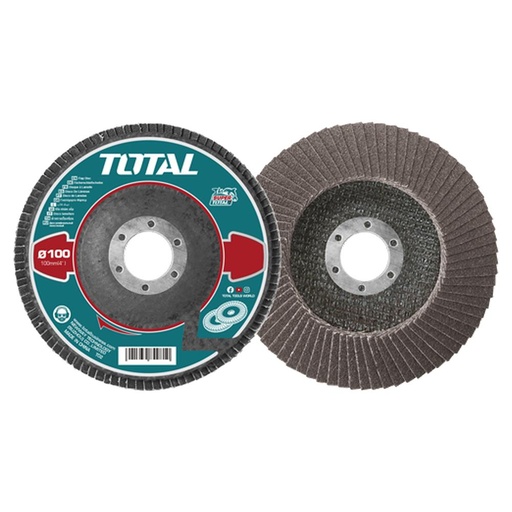 DISCO FLAP 4"  GRANO 40 (100X16MM) SUPER TOTAL (TAC6310040)
