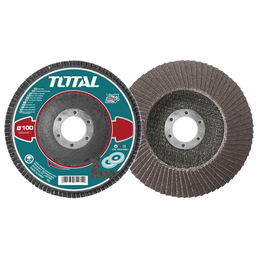 DISCO FLAP 4"  GRANO 60 (100X16MM) SUPER TOTAL (TAC6310060)