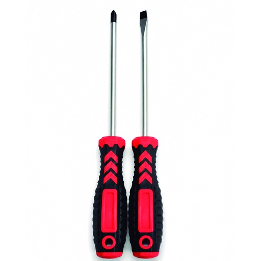 JUEGO DESTORNILLADORES X 2 PZS PUNTA IMANTADA 3/16 X 5" (+)(-) VHARBOR (HT4021)