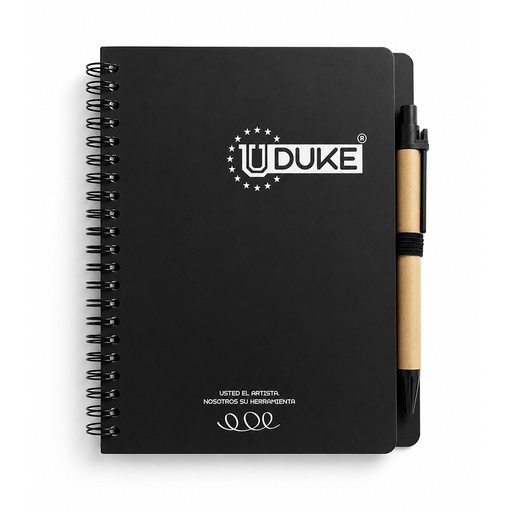 AGENDA CON LAPICERO + NOTICAS  UDUKE (HT4208)