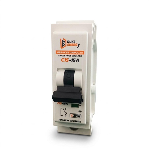 BREAKER DUKE ENERGY L7 1 POLO 15A 120/240V 10KA (HT4148)