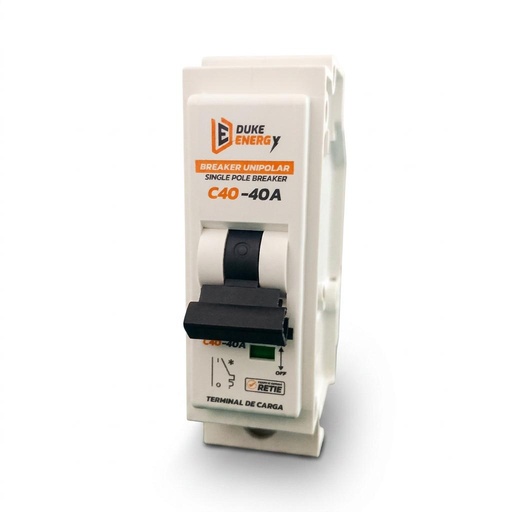 BREAKER DUKE ENERGY L7 1 POLO 40A 120/240V 10KA (HT4151)