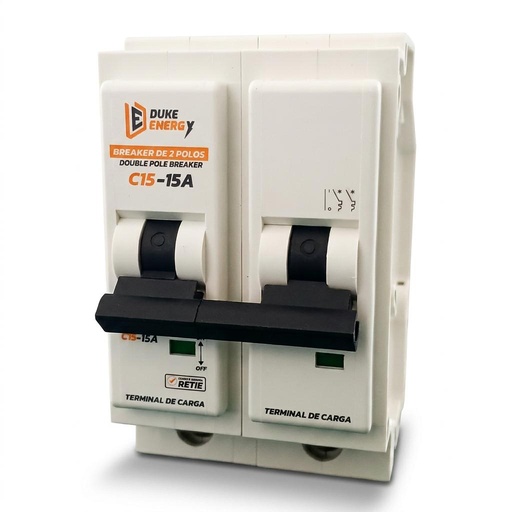 BREAKER DUKE ENERGY L7 2 POLO 15A 120/240V 10KA (HT4154)
