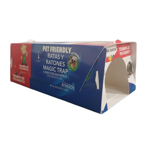 TRAMPA PARA RATON E INSECTOS RASTREROS  CON ADHESIVO (PRO MASCOTAS)(HT4308)