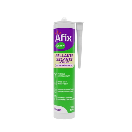 SELLADOR Y ADHESIVO GREEN ACRILICO BLANCO X 430GR AFIX PEGADIT (0406732)