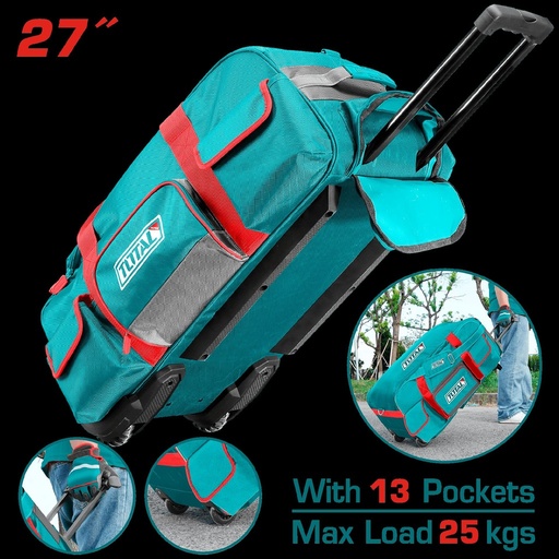 BOLSO DE HERRAMIENTA 27" CON RODACHINES CAP 27KG TOTAL (THRRTB2712)