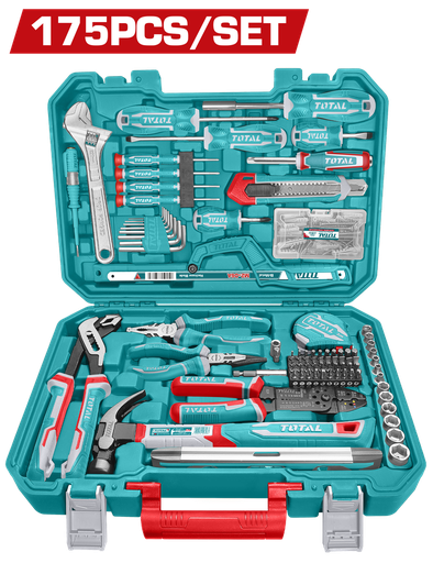 JUEGO DE HERRAMIENTAS X 175 PZS INDUSTRIAL TOTAL (THKTHP61757)