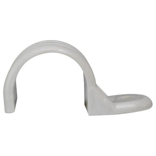 GRAPA PLASTICA BLANCA 3/8 TRASPARENTE  (PARA MANGUERA NAVIDEÑA) (PRECIO POR UNIDAD)