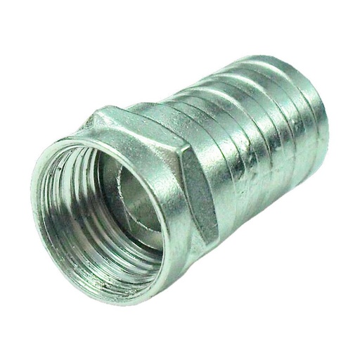 TERMINAL COAXIAL SILICONADA RG 56 CROMADA (HT90231)