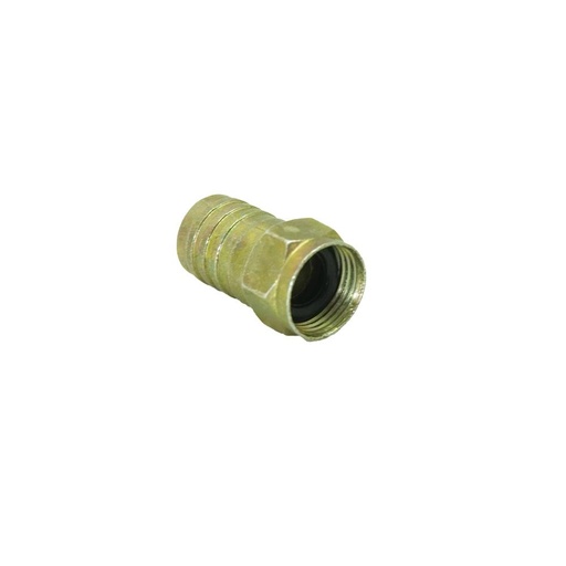 TERMINAL COAXIAL SILICONADA RG 56 CROMADA (RG36)