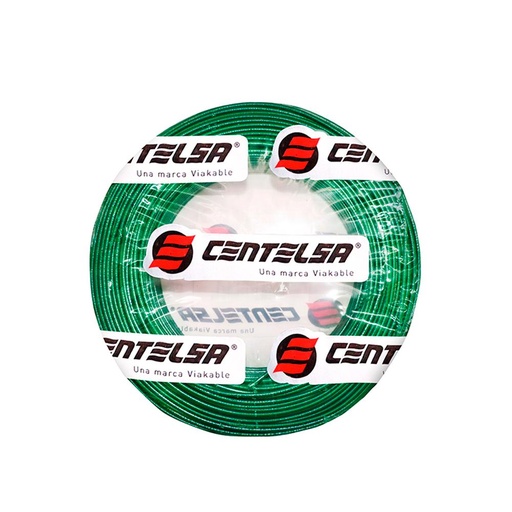 ALAMBRE RIGIDO CENTELSA 8  (VERDE)