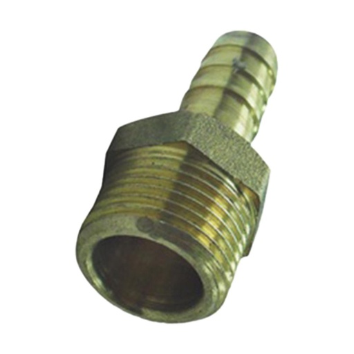 RACOR GAS MACHO BRONCE 1/2X3/8 PQT X 1 UDUKE*