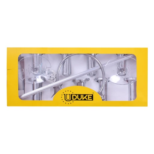 KIT ACCESORIOS PARA BANO X6 PIEZAS EN CAJA UDUKE (9111)
