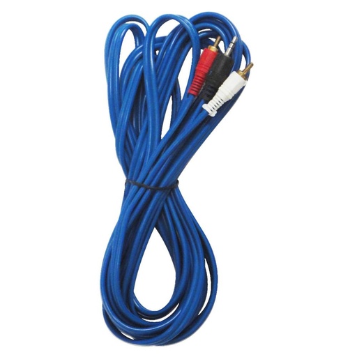 CABLE DVD 2X1 FINO  LARGO AZUL 5MTS     (HT30273) (*HT30173)