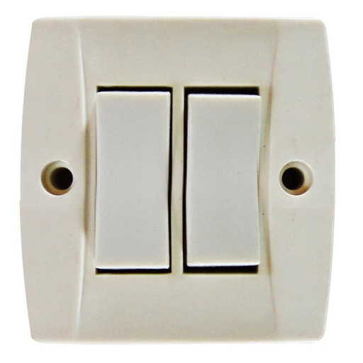 LINEA UDUKE T/AVE S/P BEIGE SWICHE DOBLE (RETIE-FL)(HT30034)