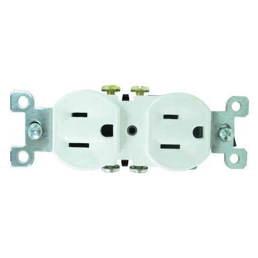 TOMA DOBLE T/L INCRUSTAR VHARBOR BLANCO(U03) (HT1526)