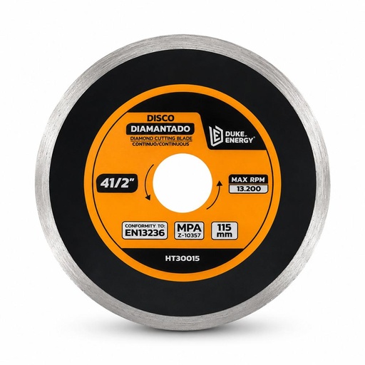 DISCO DIAMANTADO CONTINUO DUKE ENERGY PROFESIONAL 4 1/2 (DDC115) (HT30015)