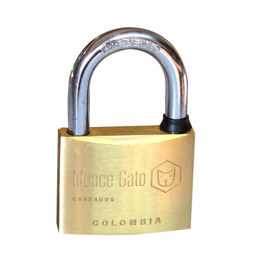 CANDADO GATO BRONCE 50 (BLISTER)