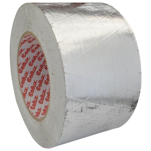 CINTA FOIL ALUMINIO CELLUX PARA DUCTOS DE AIRE ACONDICIONADO X 40 MTS