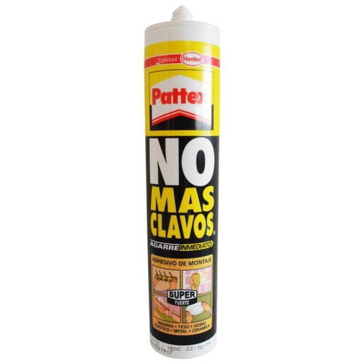 PATTEX NO MAS CLAVOS HENKEL TUBO X 353 GMS (310678)(2052478)(2883536)