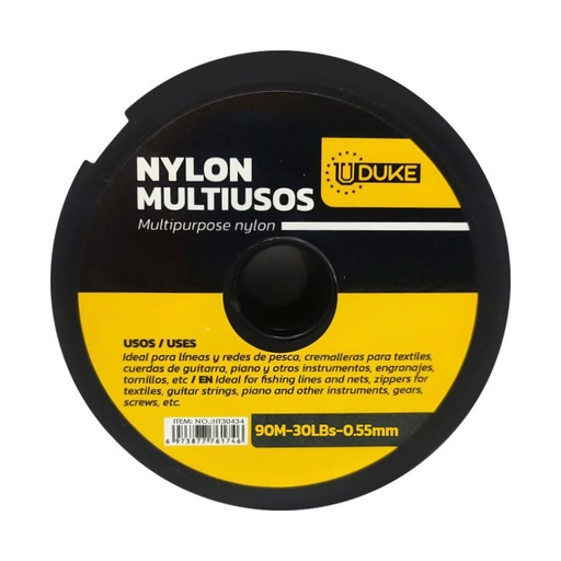 NYLON UDUKE 30 LBS 0.55  (PAQ X 5) (PRECIO X UND) (HT30434)