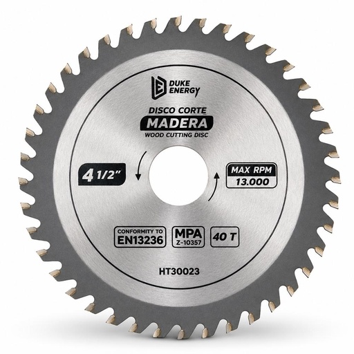 DISCO MADERA DUKE ENERGY PROFESIONAL (4 1/2X40) (HT30023)