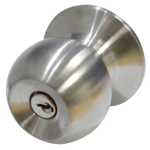 CHAPA BOLA ENTRADA PRINCIPAL P/METALICO GATO CROMO-MATE (REF-270)