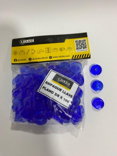 EMPAQUE ECONOMICO GRIFO SILICONADO AZUL (BOLSA X 100) (PRECIO X BOLSA)