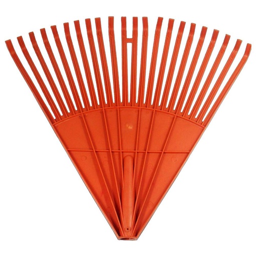 ESCOBA PRADO PLASTICA CARIBE MEDIANA T/BELLOTA  22 DIENTES (ROJA)