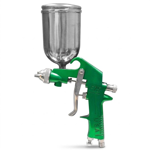 AEROGRAFO UDUKE PROFESIONAL USA VASO DE 400 CC PISTOLA F-75 VERDE (HT30563)