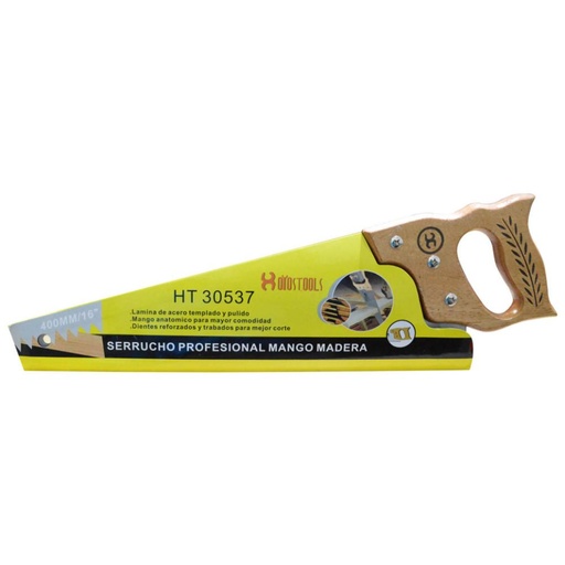 SERRUCHO PROFESIONAL  18 MANGO MADERA UDUKE (HT30538)