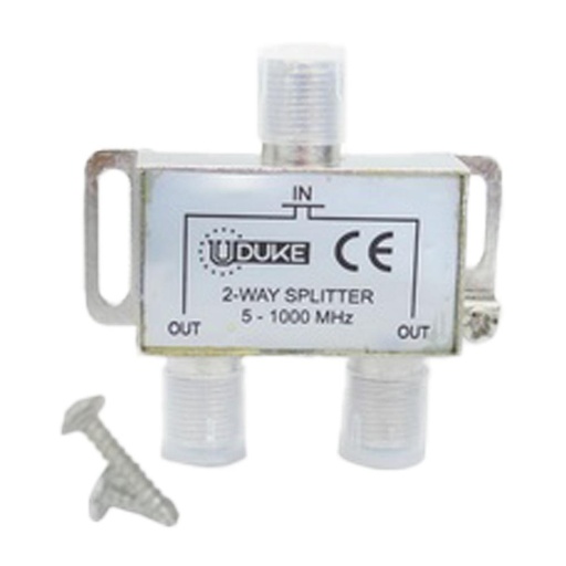 SPLITTER TV X 2 SALIDAS FINO PQT X 1 UDUKE