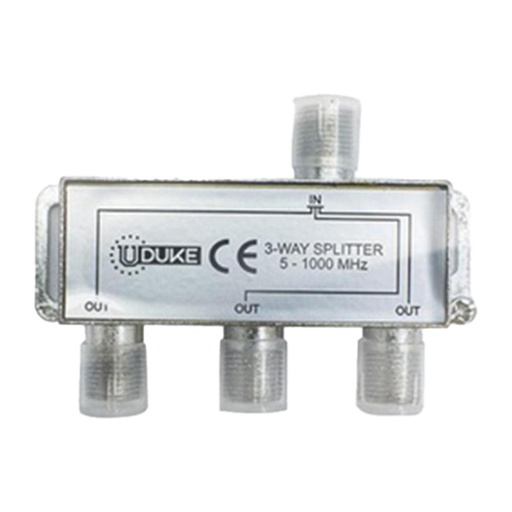 SPLITTER TV FINO X 3 SALIDAS (ESPLITER) PQT X 1 UDUKE
