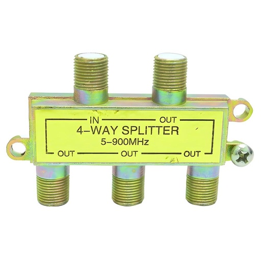 SPLITTER TV ECONOMICO X 4  (A006-2-3) (HT30286)(HT90155) (ESPLITER)