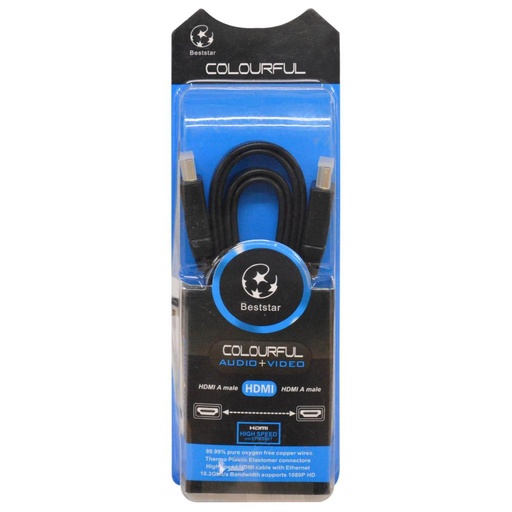 CABLE HDMI BLISTER PLANO 1.5 MTS (HT40138) RH-Z1185B (BS-HD15)