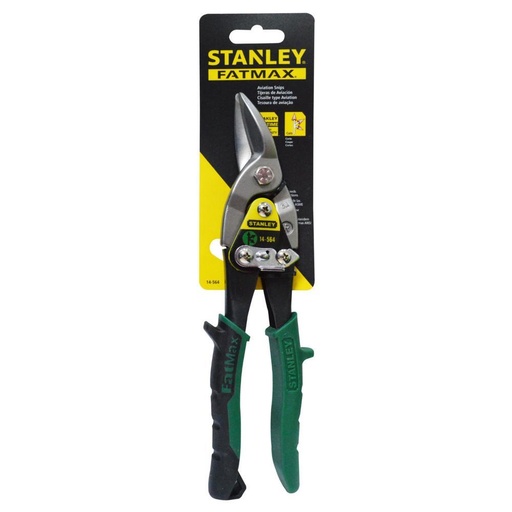 TIJERA LAMINA AVIACION DERECHA STANLEY VERDE (14-564)