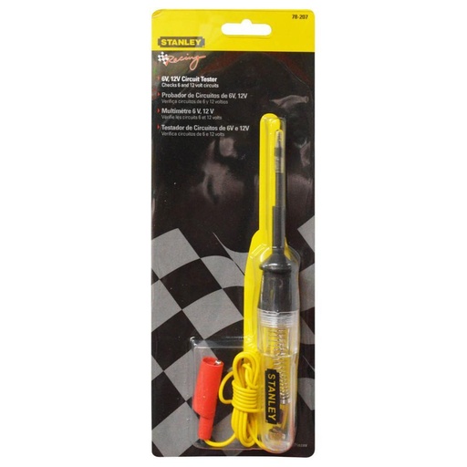PROBADOR DE CIRCUITOS STANLEY 6V 12V (78-207)