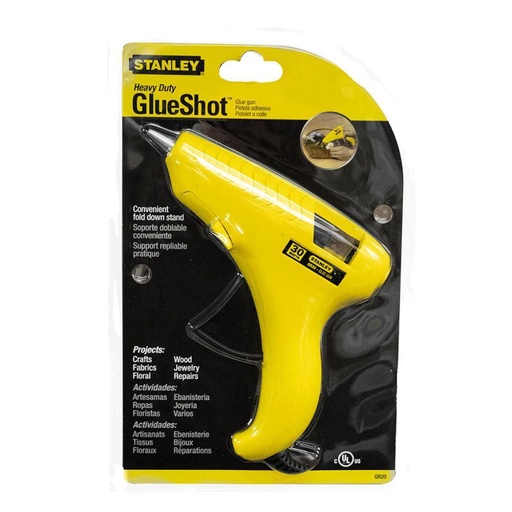 PISTOLA SILICONA GRANDE STANLEY 30W (GR20)