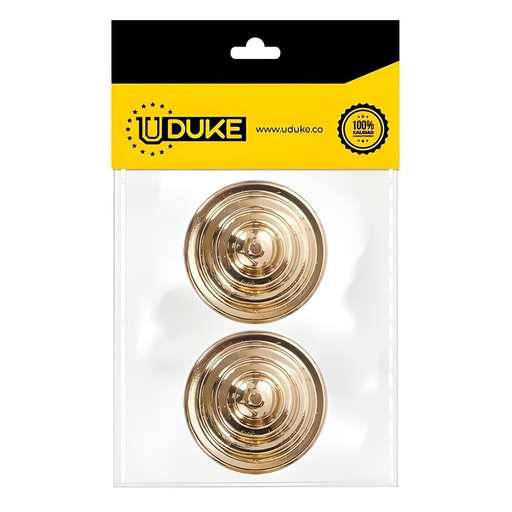 ACCESORIO CORTINERO TERMIINAL DORADO ESCALERA 1 PAQ X 2 UDUKE
