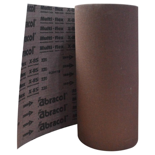 TELA ESMERIL ABRACOL 12 GRANO 80 X 25 MTRS (RTRXA0080122