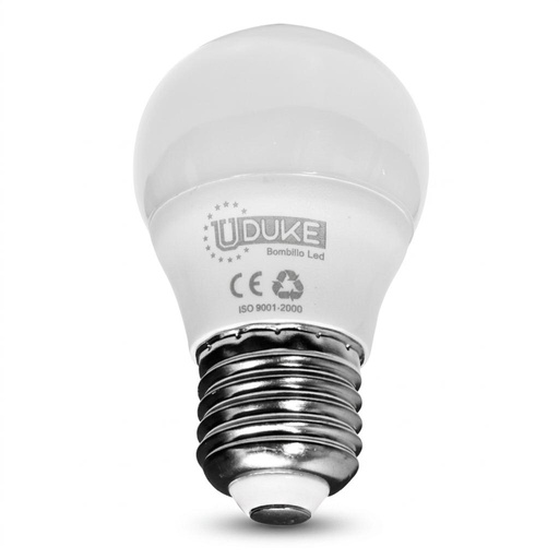 BOMBILLO LED 3W UDUKE LUZ DIA E27 MULTIVOLTAGE (NEVERA) (6500K) (A50) (HT80394)