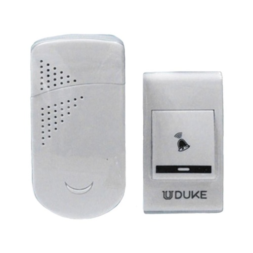 TIMBRE INALAMBRICO ENERGIA UDUKE FRECUENCIA EXCLUSIVA (ALCANCE ENTRE 30 Y 150 MTRS) (HT60121)