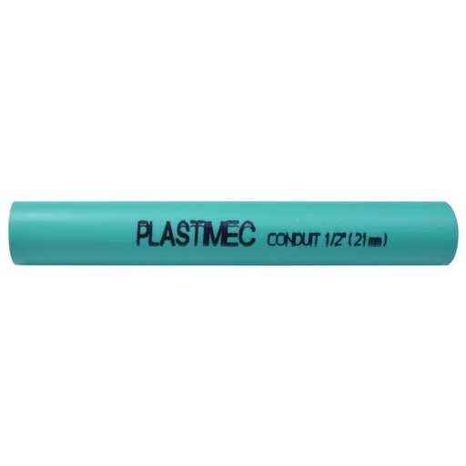 TUBO CONDUIT CERTIFICADO PLASTIMEC 1/2 X 3 MTS