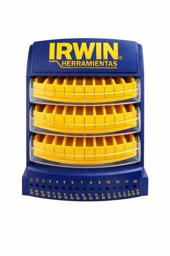 EXHIBIDOR DE BROCAS MASTER IRWIN (C/M $800.000 ANTES DE IVA)
