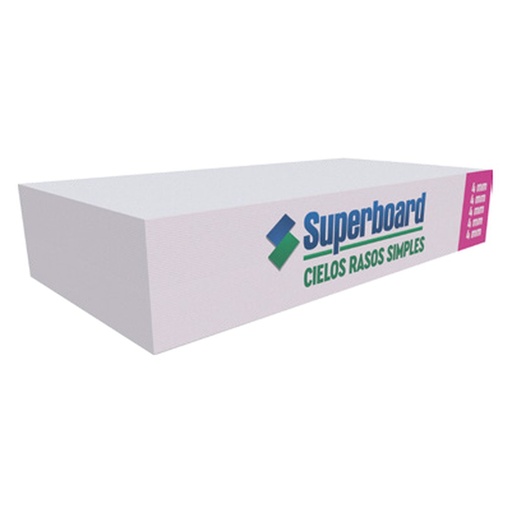 Superboard cielo raso simple - 1220 x 1220 x 4 mm