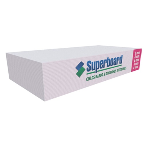Superboard cielo y divisiones interiores - 1220 x 2440 x 6 mm