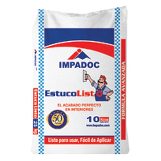 Impadoc EstucoListo - Saco 10 kg