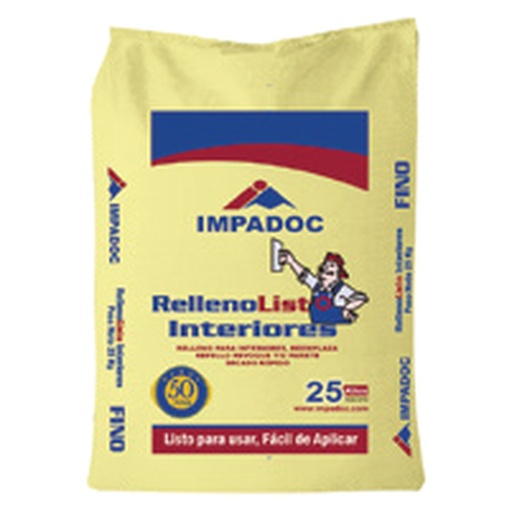 Impadoc RellenoListo interiores - Saco 25 kg